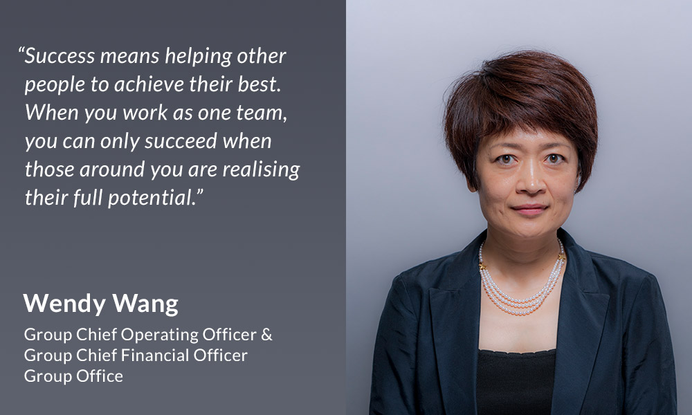 Wendy Wang – Group Chief Operating Officer & Group Chief Financial Officer